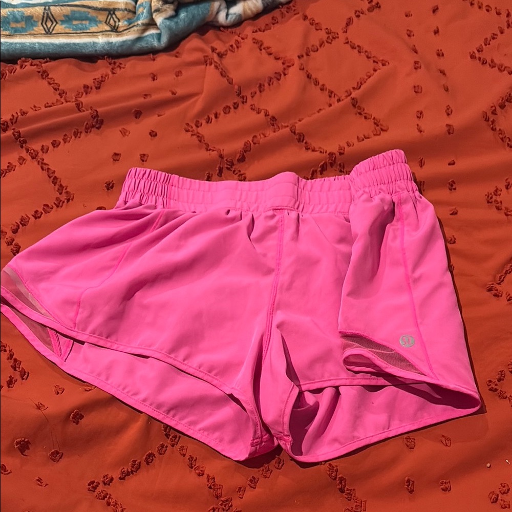 Lululemon Athletica Pink Athletic Shorts Lightweight Moisture-Wicking